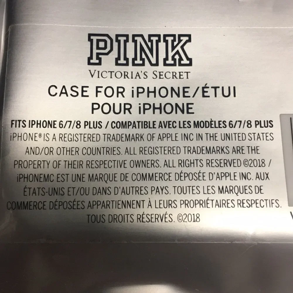 NWT VS PINK iPhone 6/7/8 Phone Case- Lights up!!